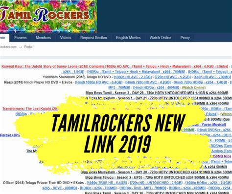 tamilrockers proxy site 2022|TamilRockers New Link April 2022 